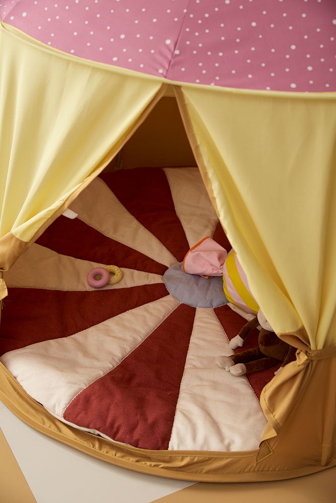 Tält cirkus rosa