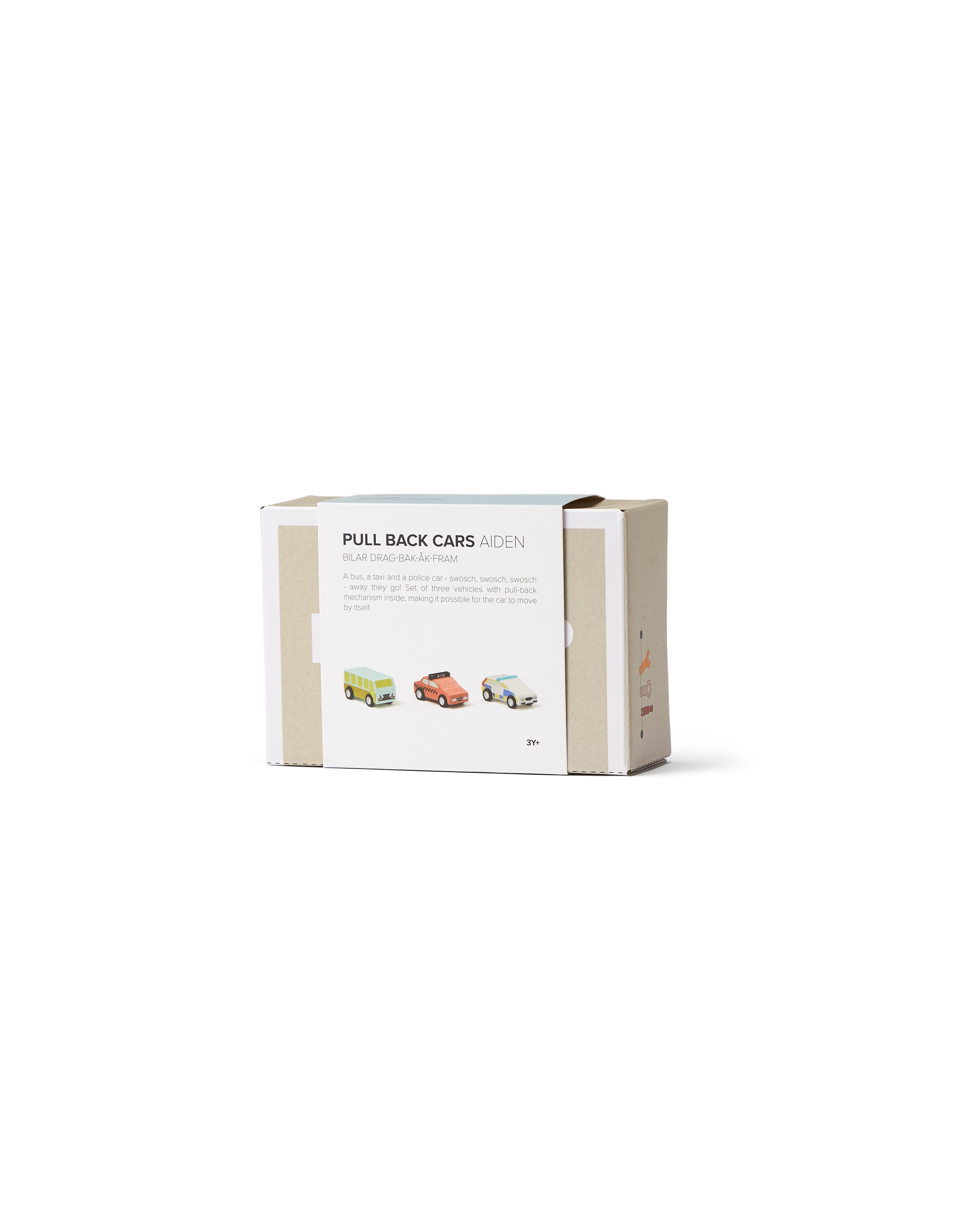 Bilar drag-bak-åk-fram