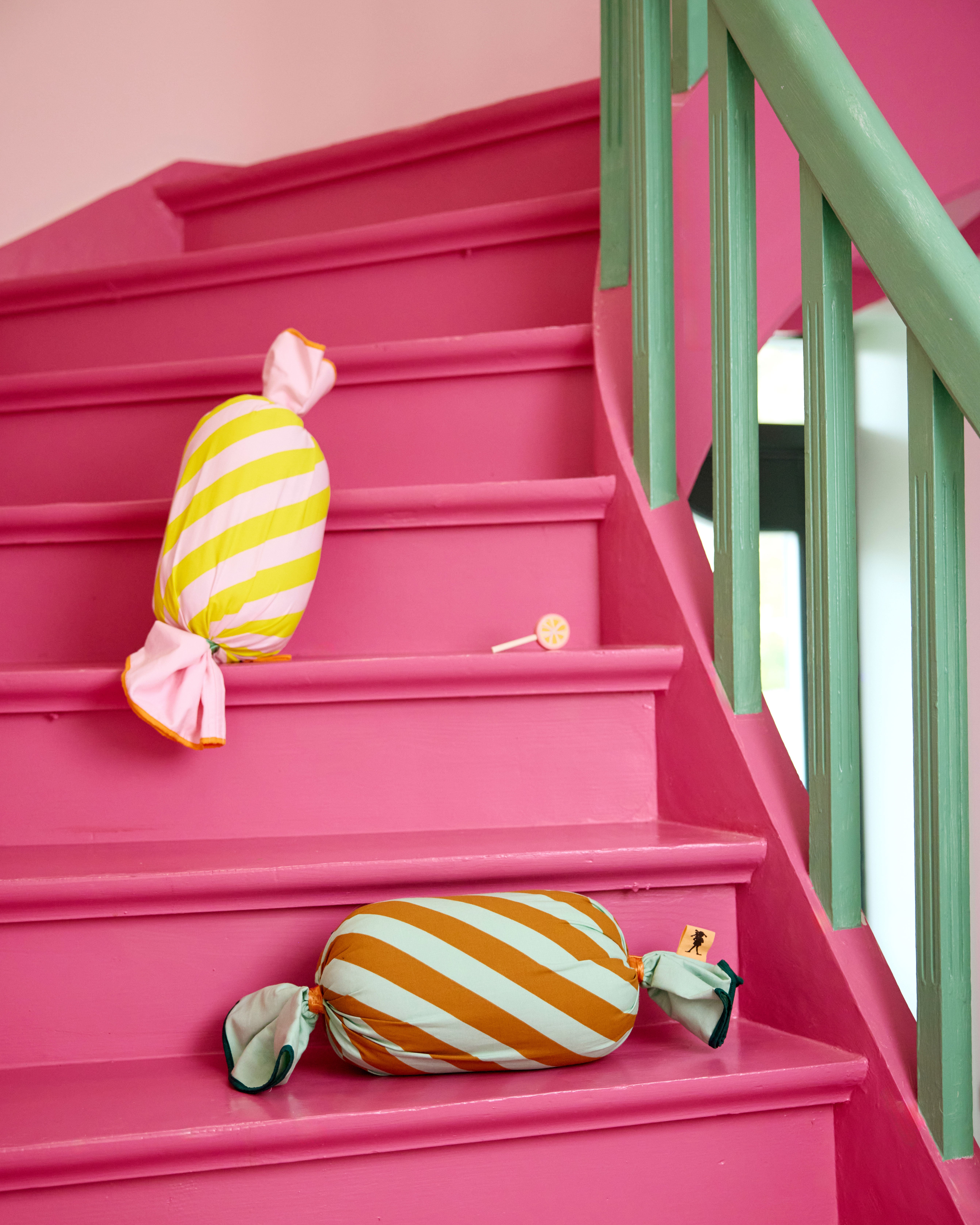 Kudde karamell grön PIPPI