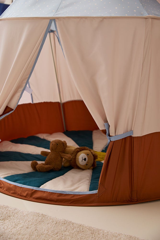 Tält cirkus blå