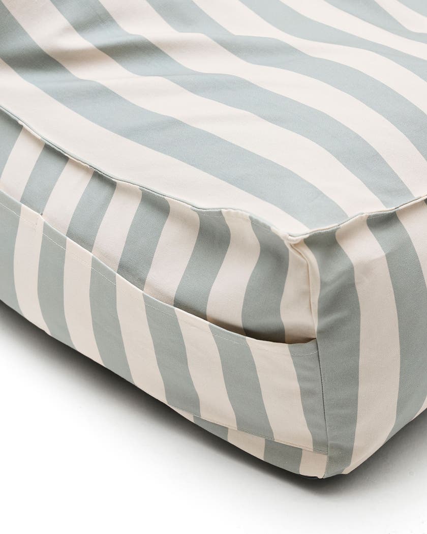 Bean bag stripe grey-green