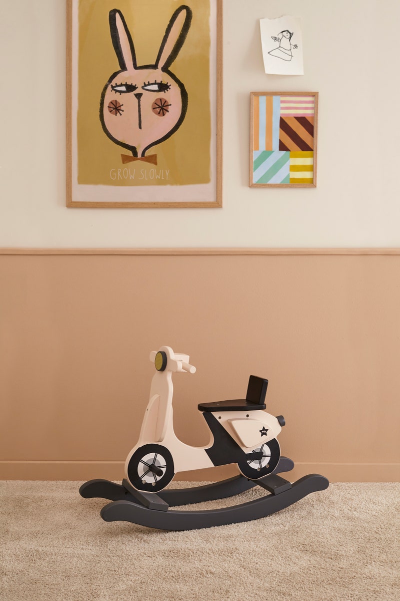 Gungscooter beige