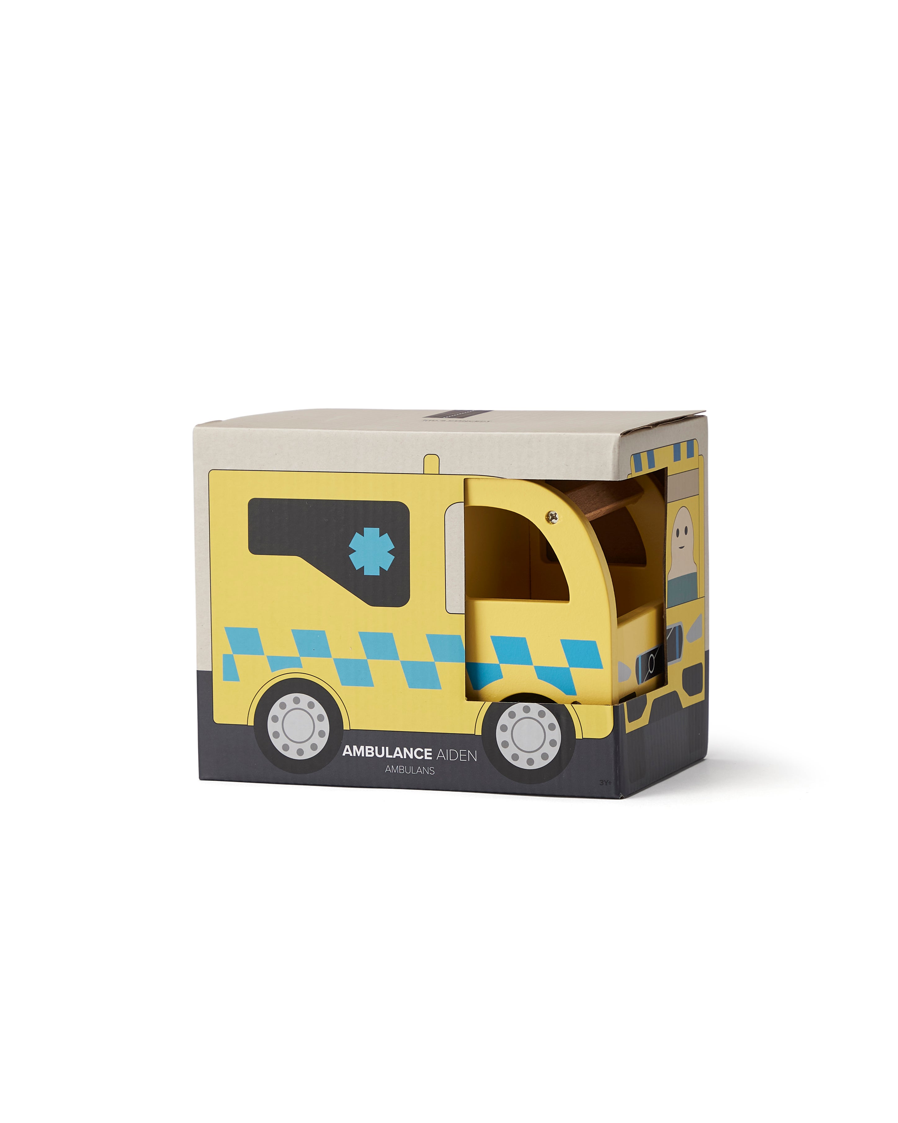 Ambulans leksaksbil gul