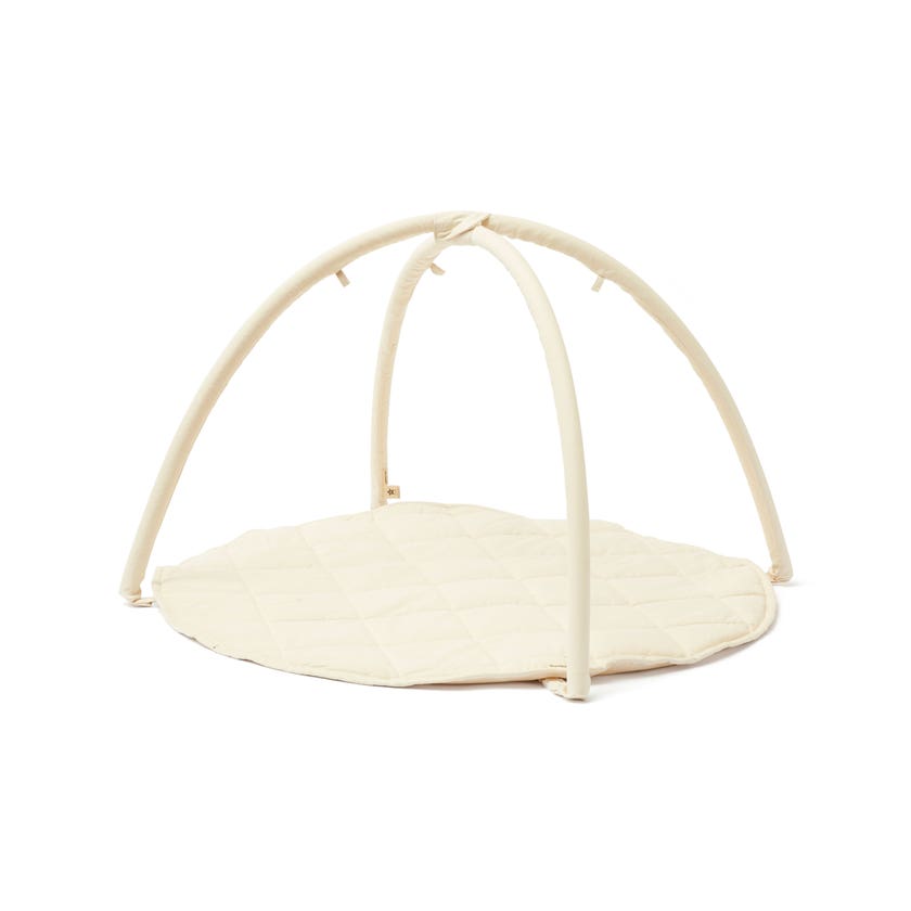 Babygym textil naturvit