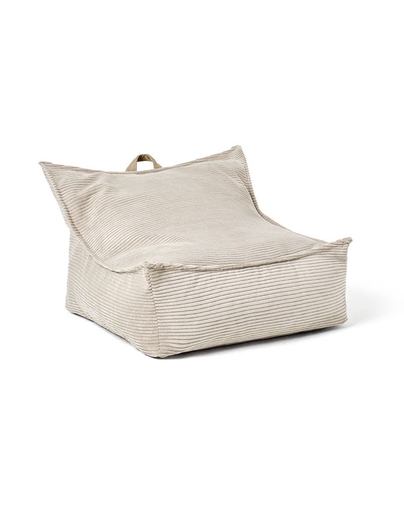 Sittsäck naturvit