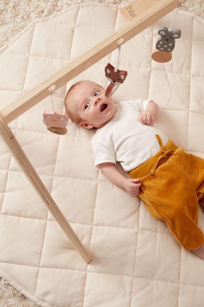 Babygym trä natur