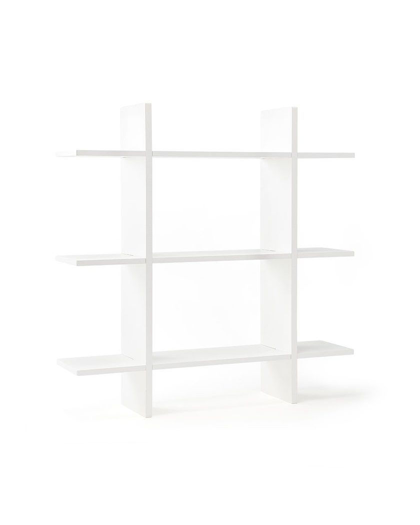 Wall shelf 3 level white