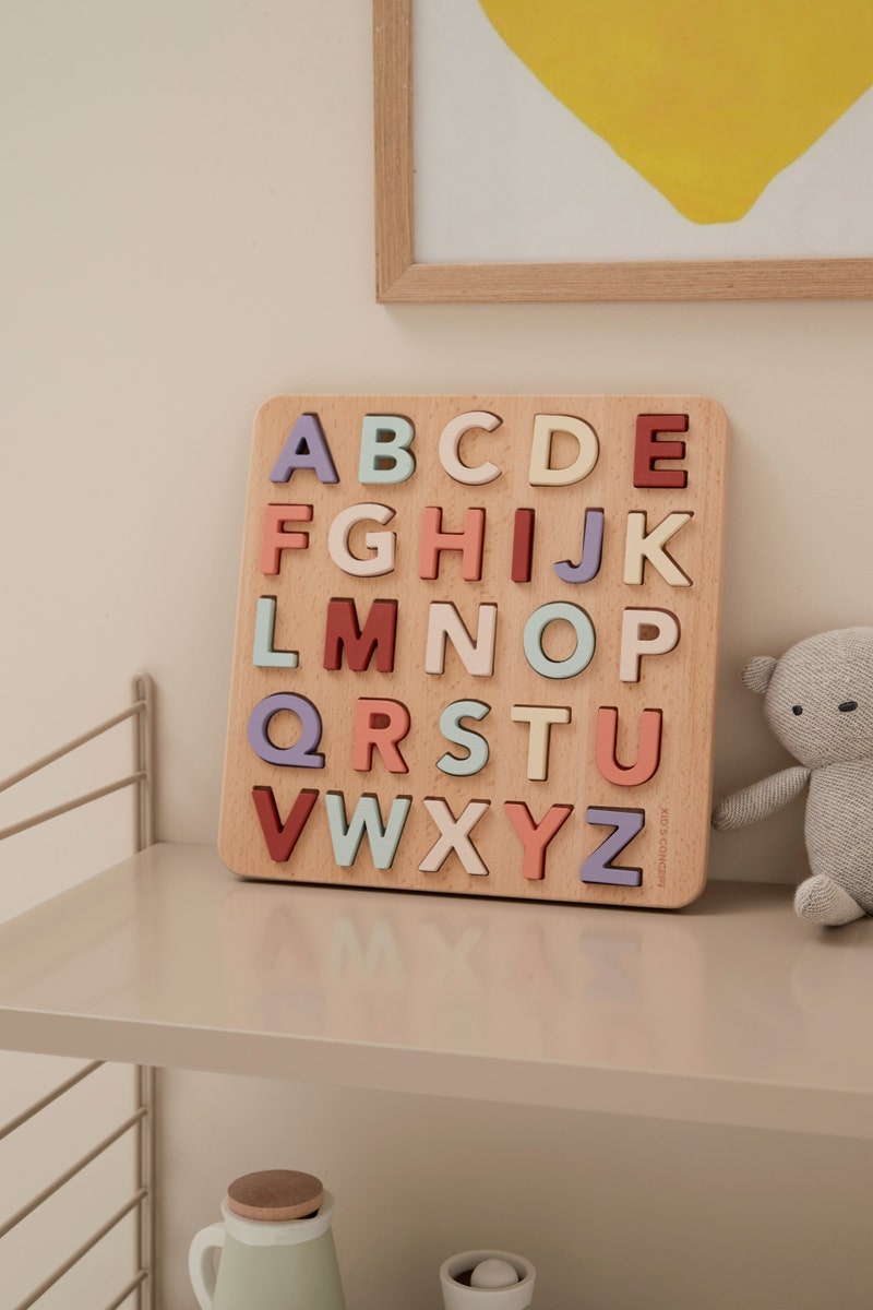 Pussel trä A-Z