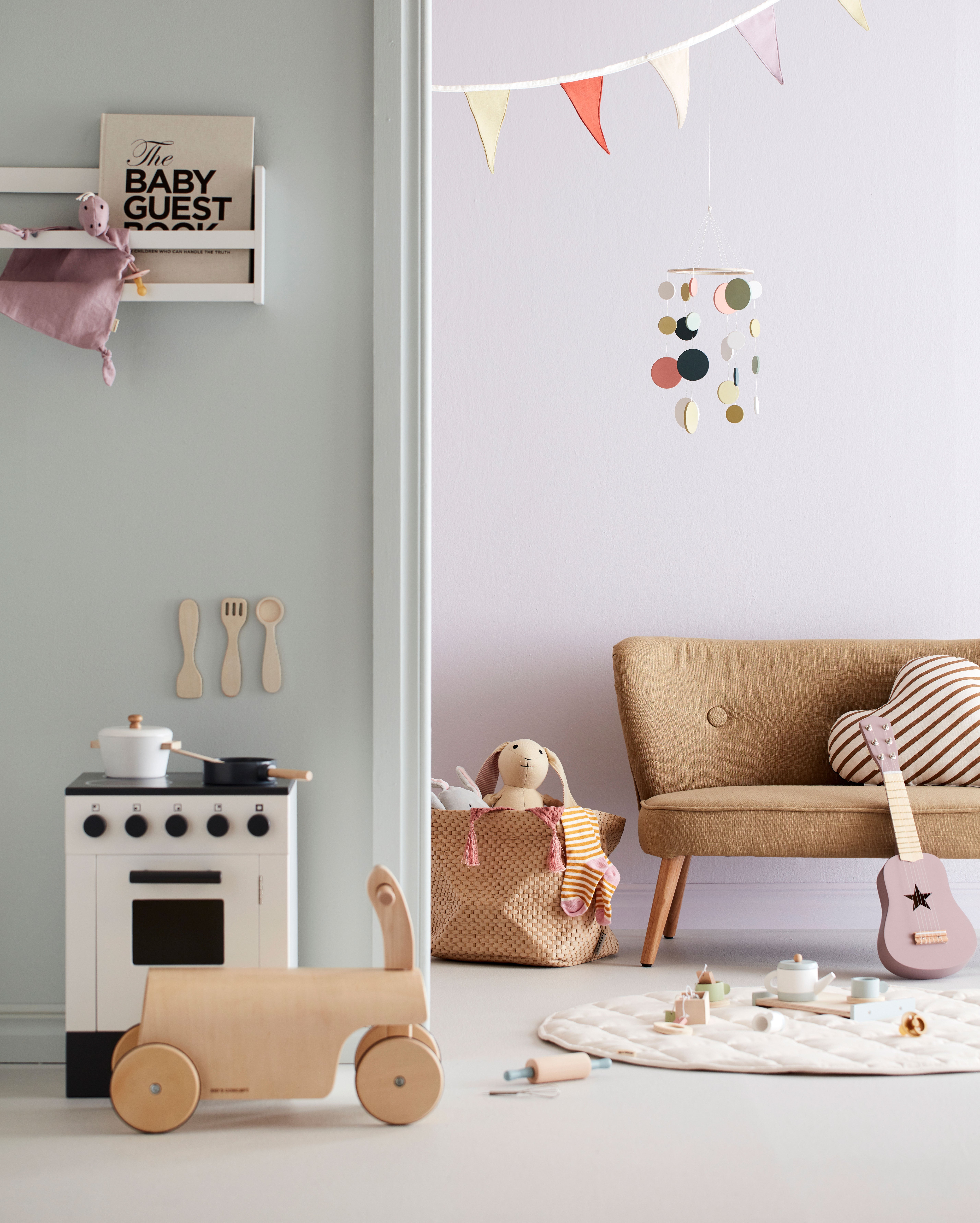 Babymobil blå