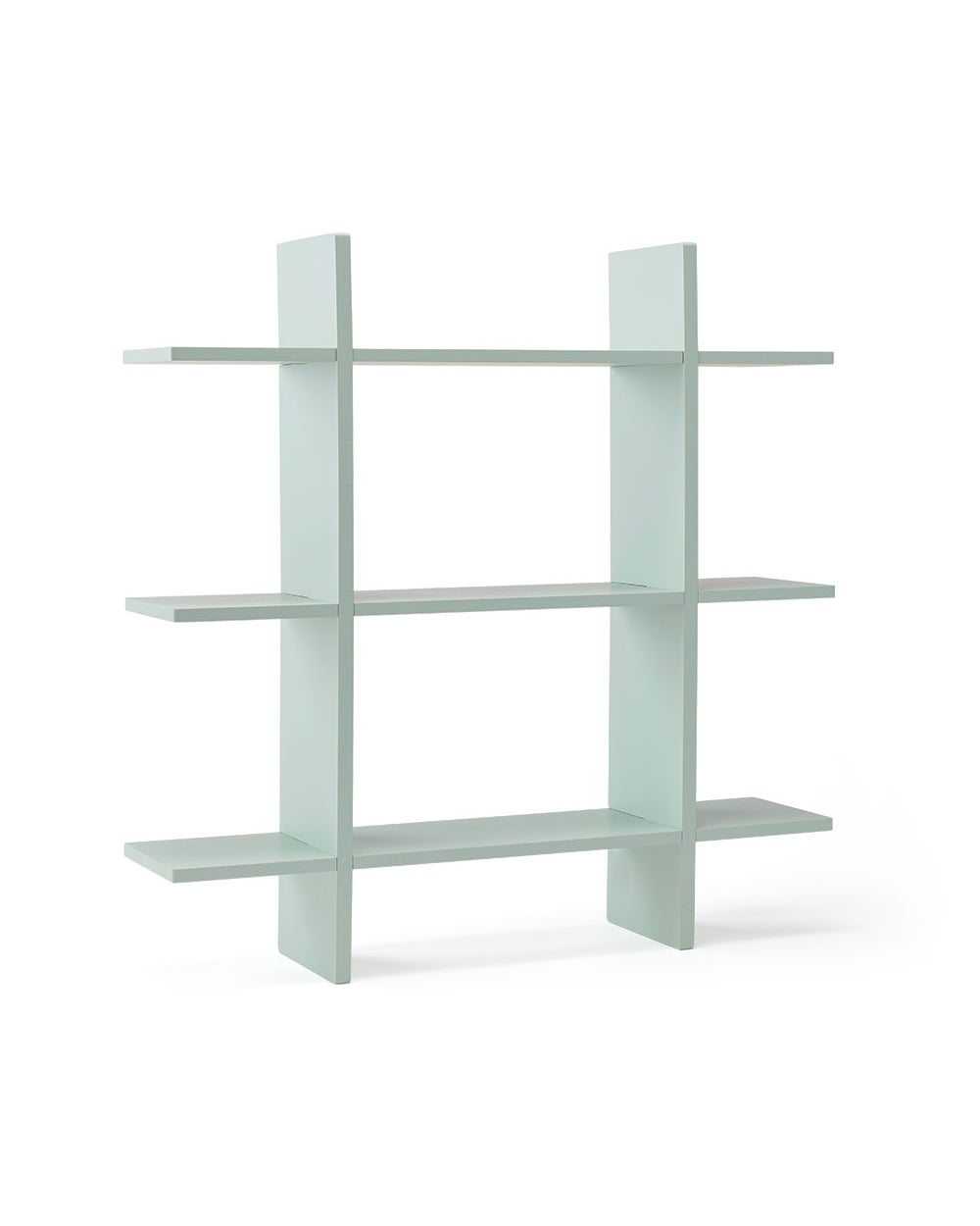 Wall shelf 3 level light green
