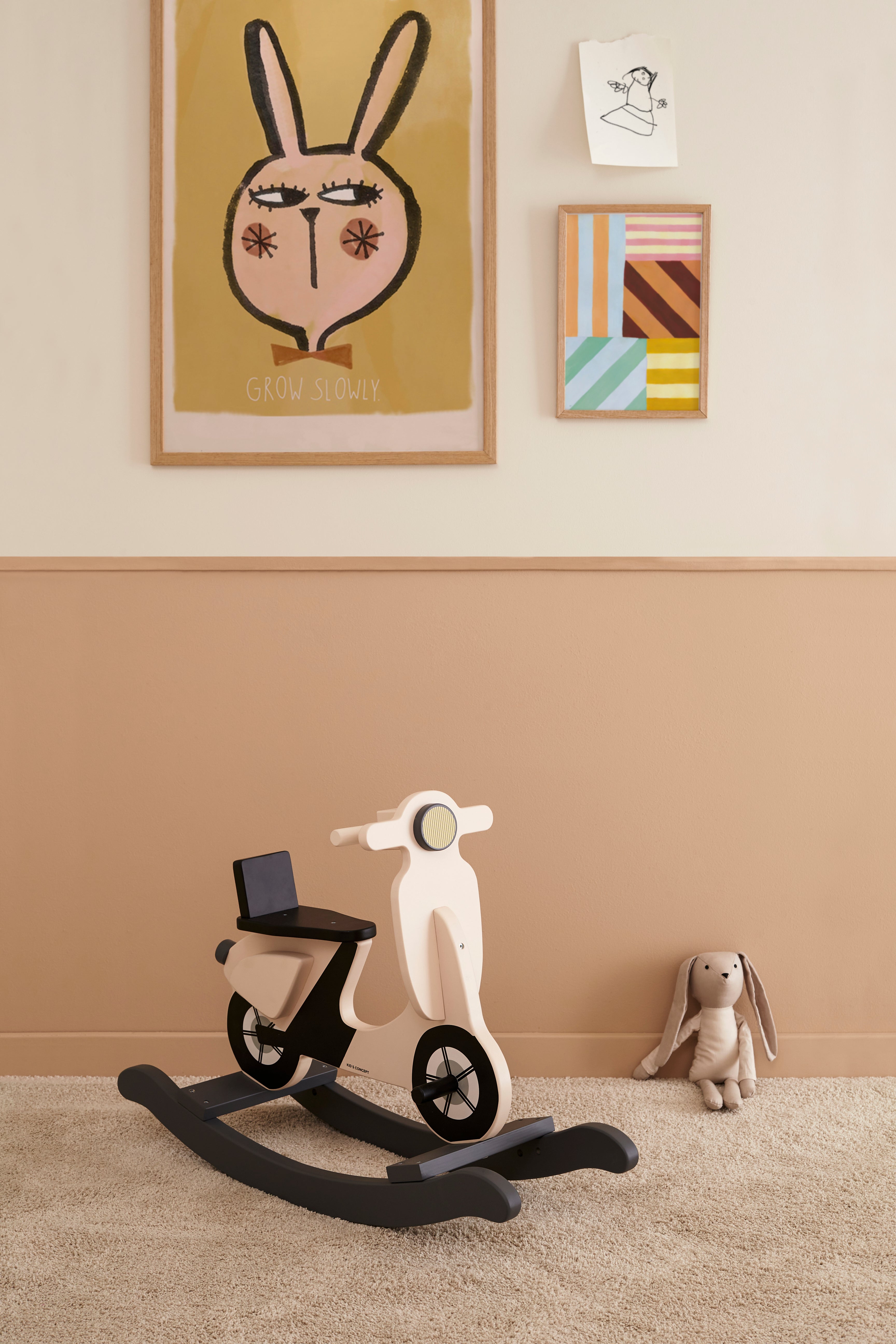 Gungscooter beige