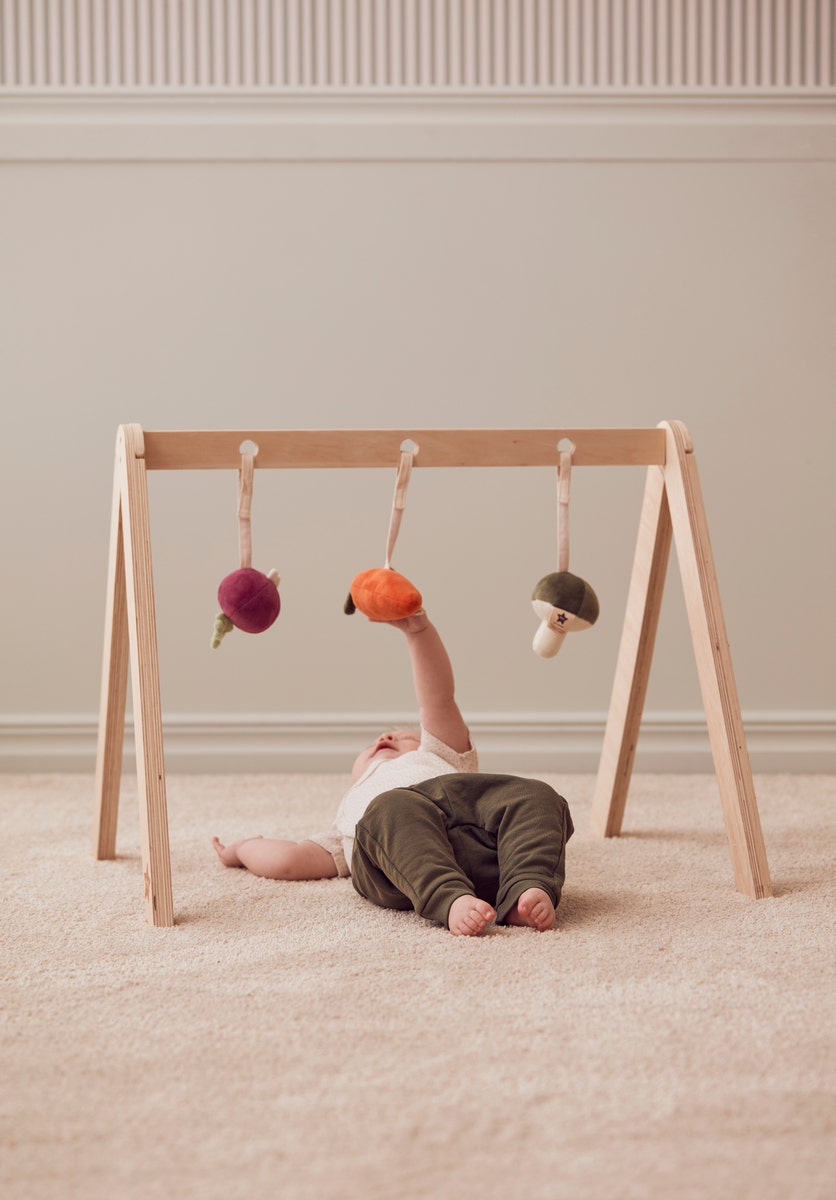 Babygym trä natur