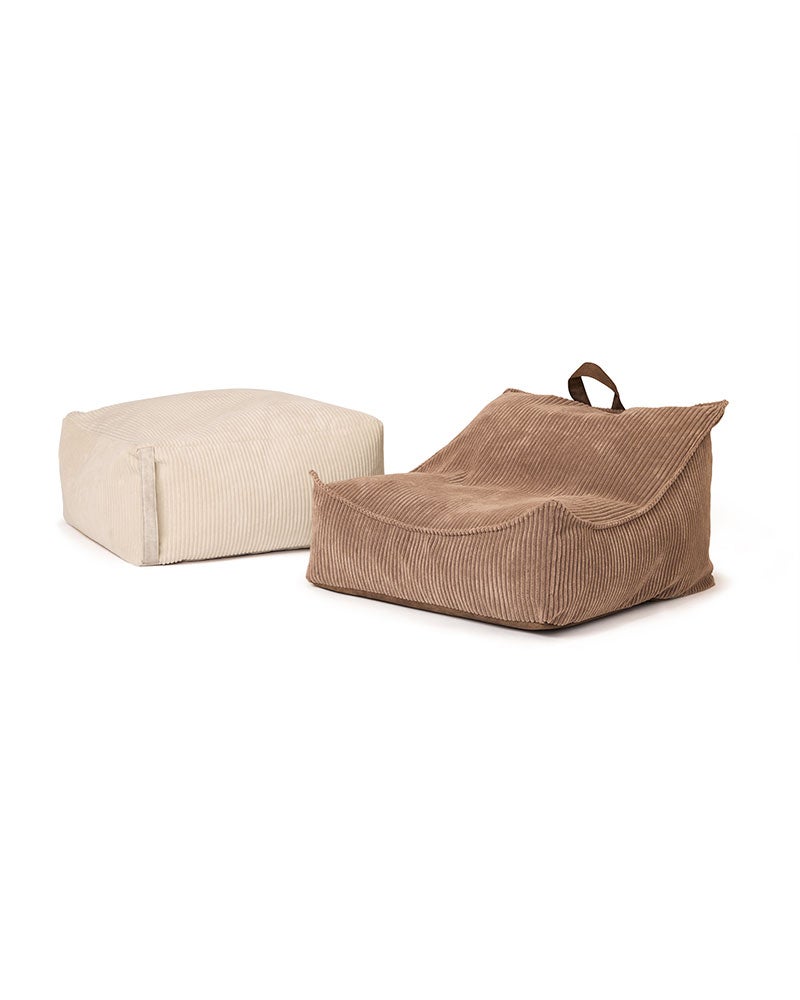 Sittpuff naturvit