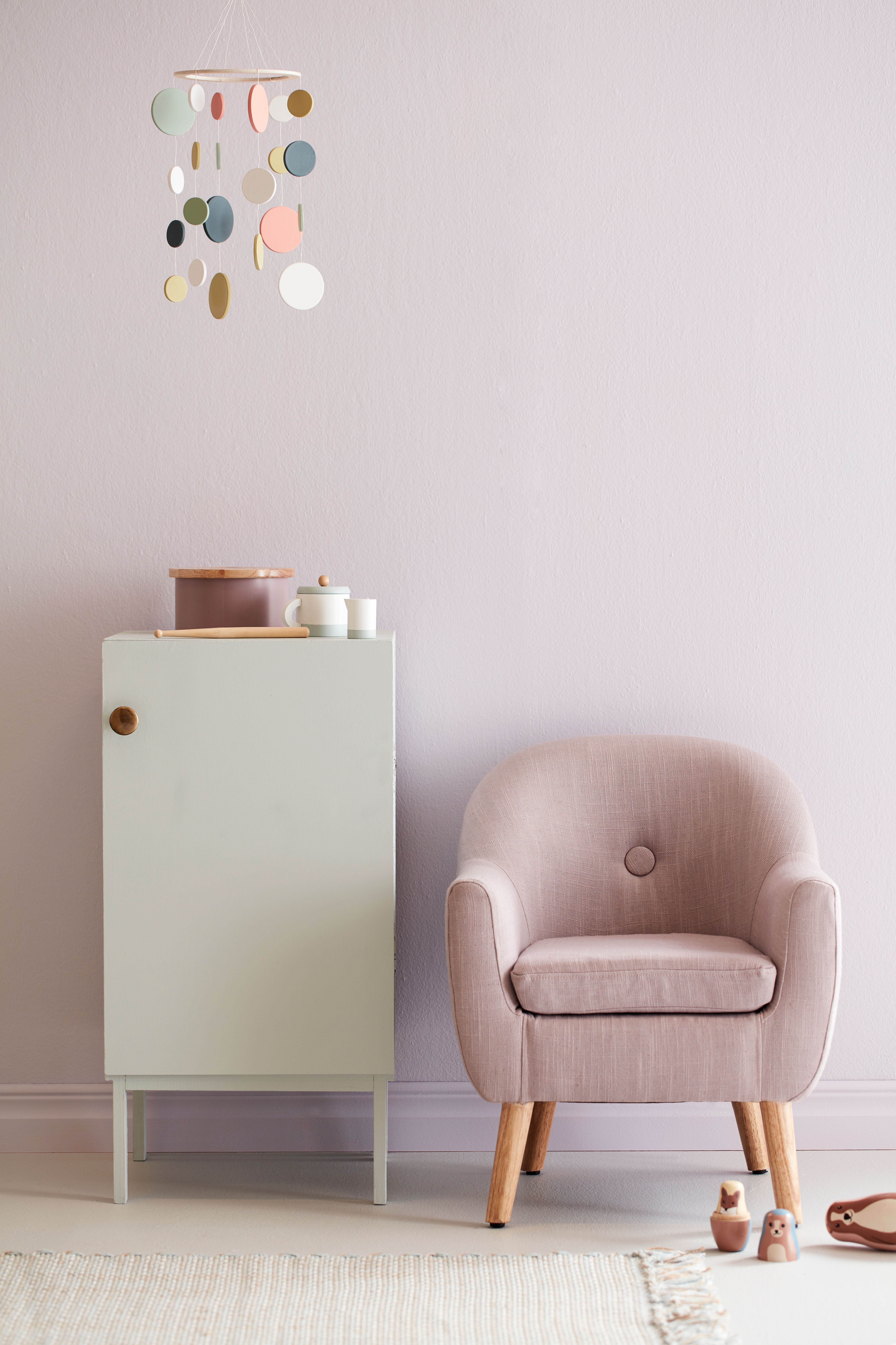 Babymobil blå