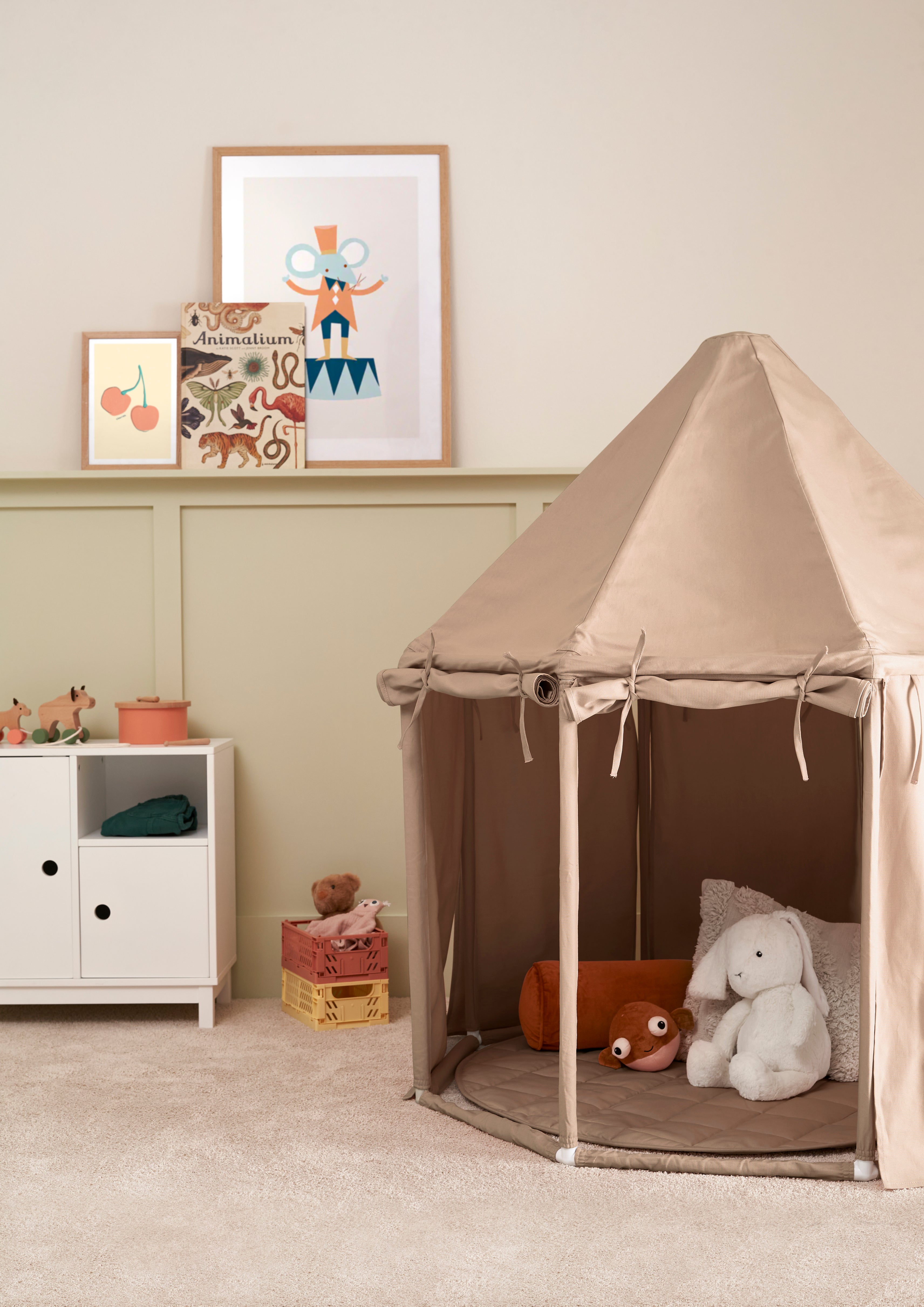 Paviljongtält beige