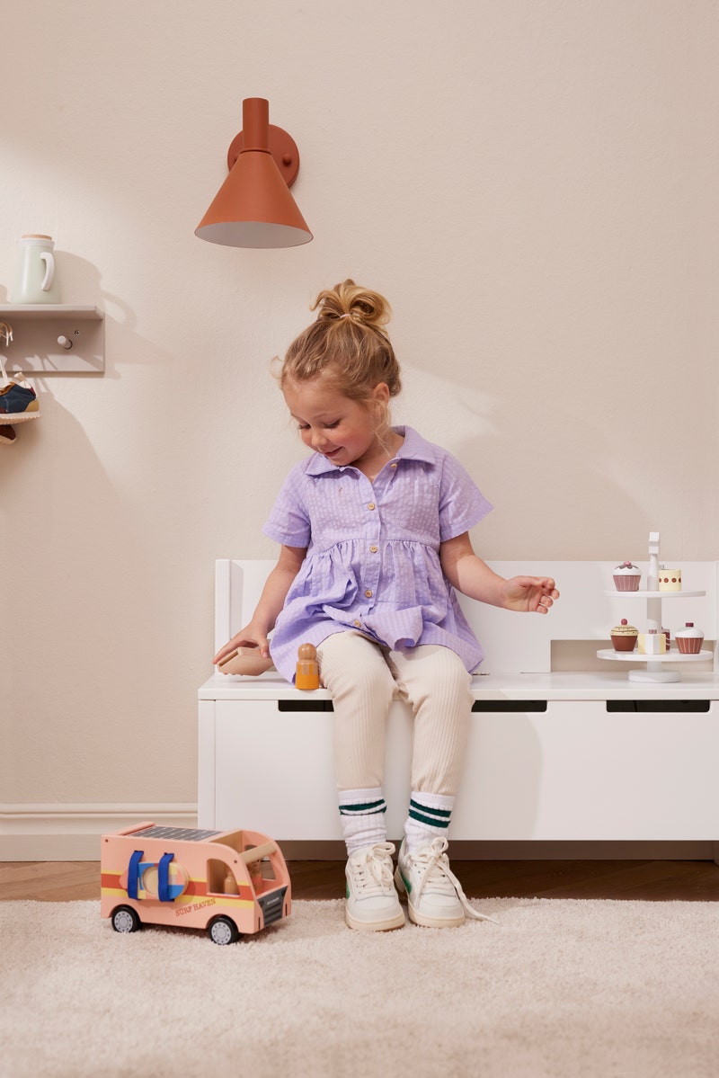 Kid's Sofa with storage white