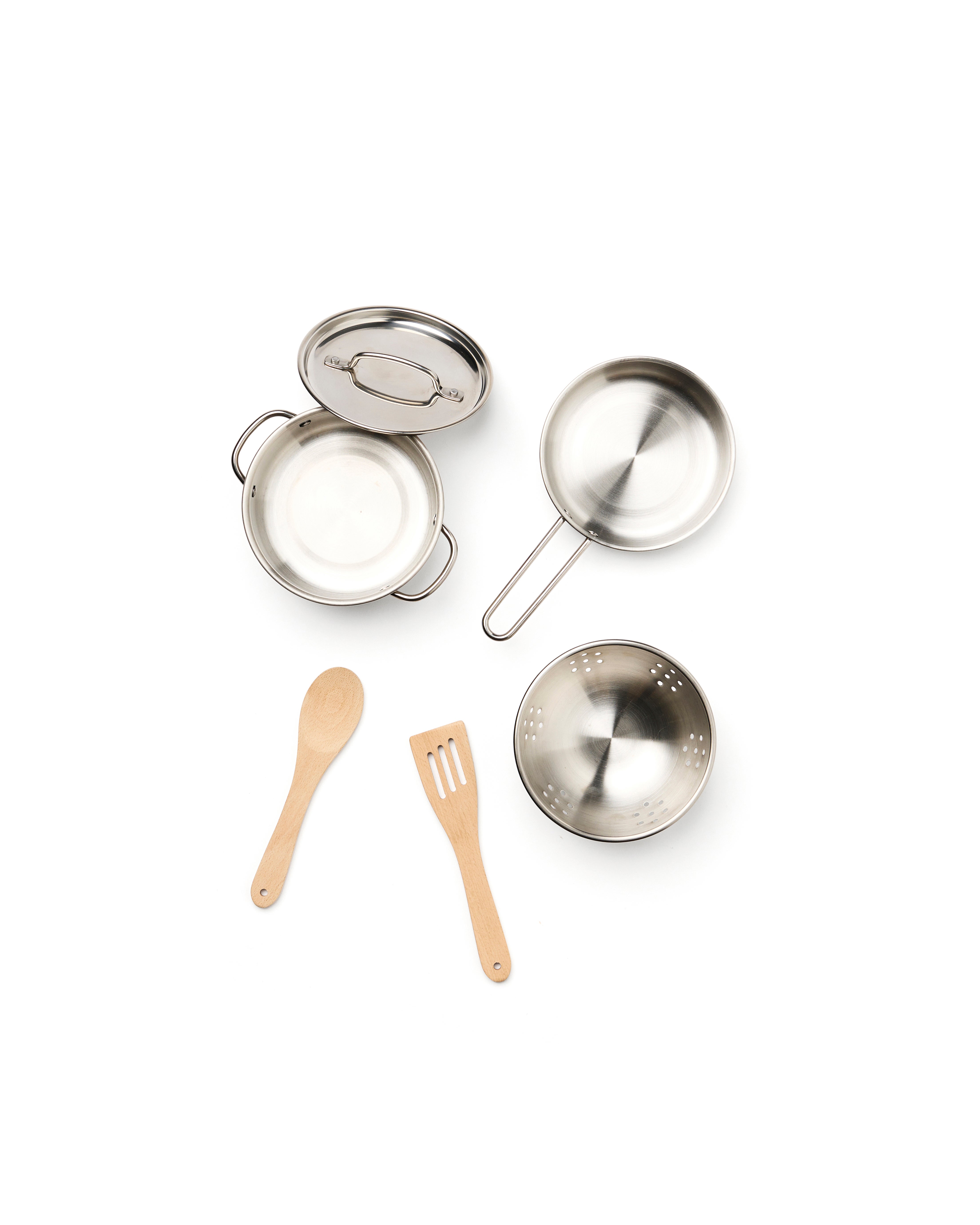 Lekset kastruller rostfri metall