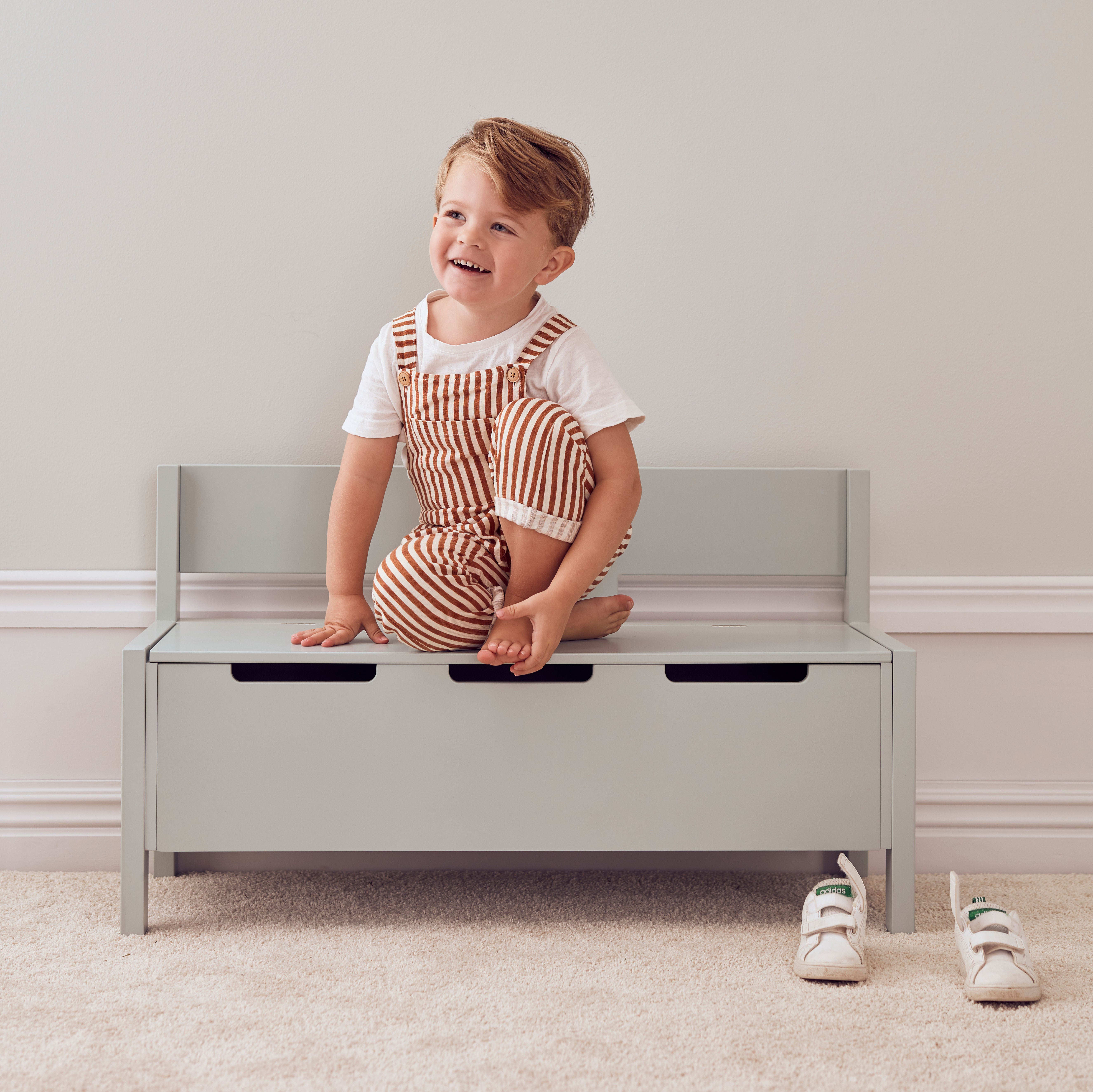 Kid's Sofa with storage light green