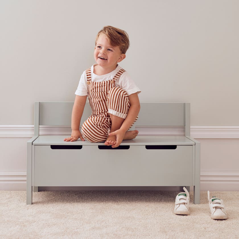 Kid's Sofa with storage light green