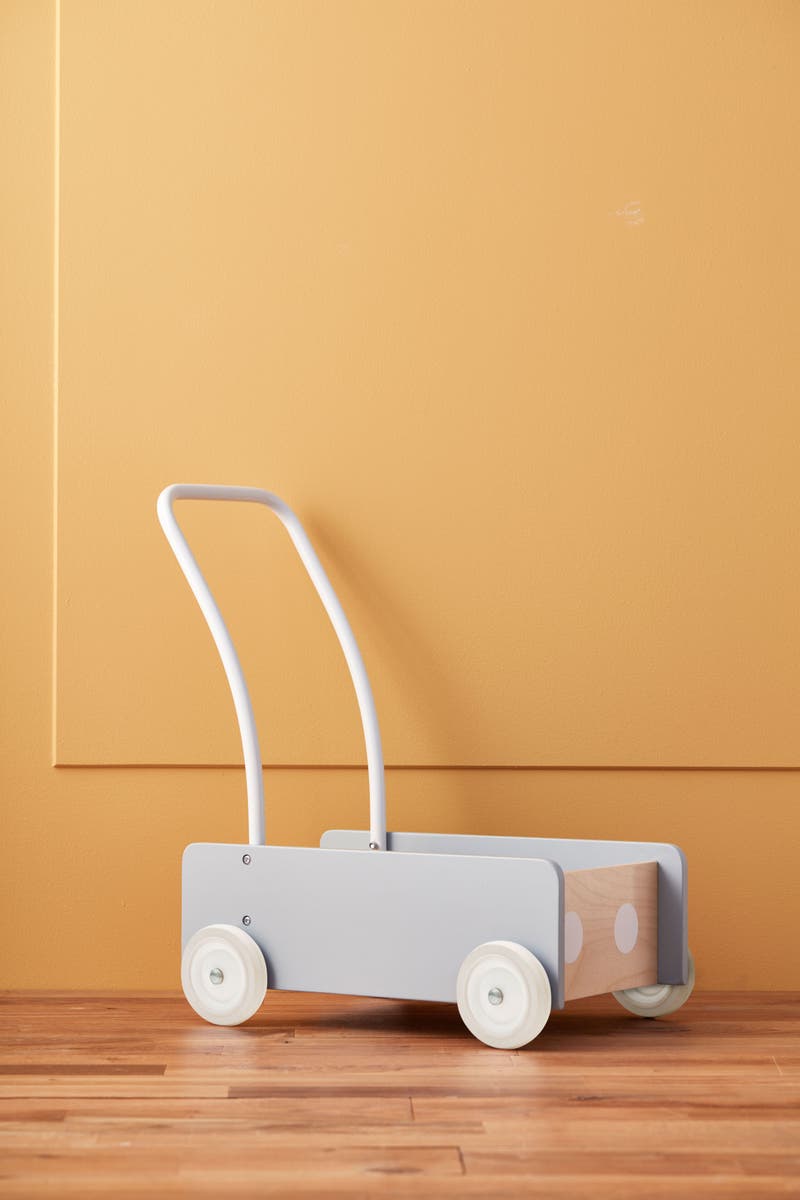 Trotteur bleu gris